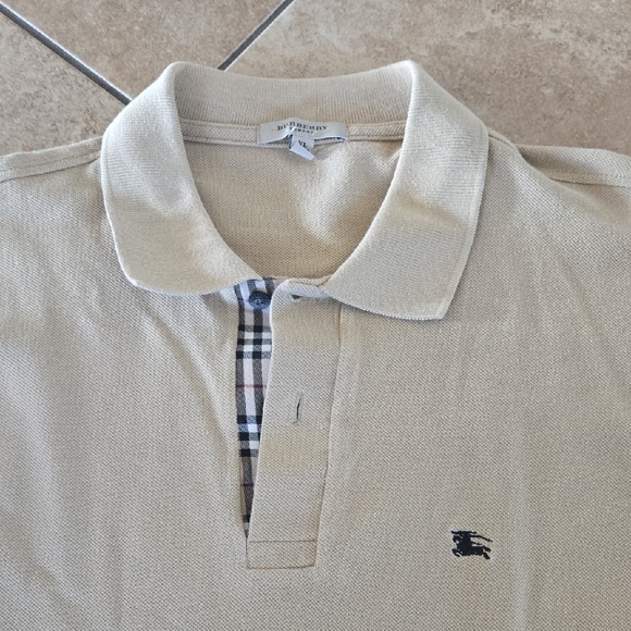 Burberry Other - Burberry Light Tan Polo Shirt